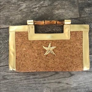 Diana E Kelly Starfish Cork Clutch